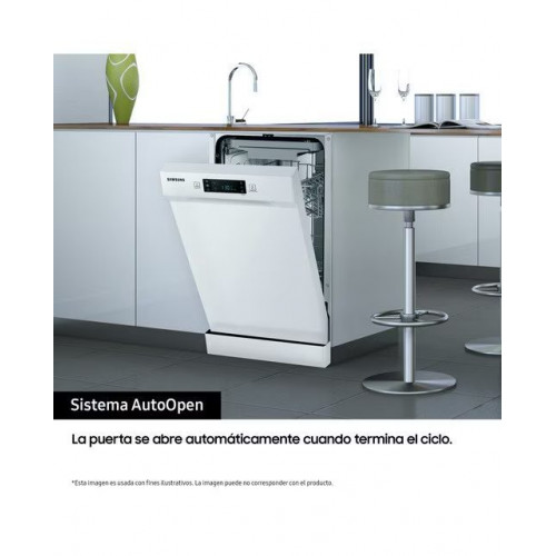Lavavajillas Samsung 14 servicios, Bandeja Cubiertos, 60 cm - DW60A6092FW/EF Blanco