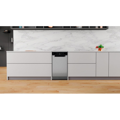 Lavavajillas Whirlpool 10 servicios, 45 cm - WSFC 3M27 X Inox