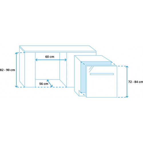Lavavajillas Whirlpool WH7IA115B2M3TUS0