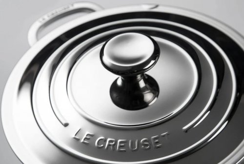 Le Creuset Cacerola con tapa de Acero Inoxidable Signature