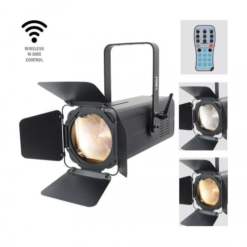 LEDj 332 proyector fresnel led 200w blanco-frio y blanco-cálido