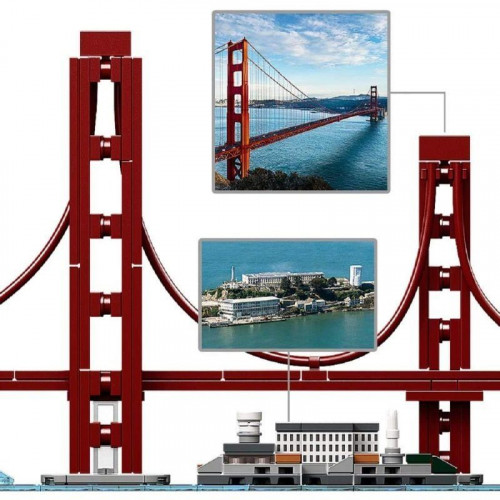 LEGO Architecture Skyline Collection San Francisco 21043 565 piezas