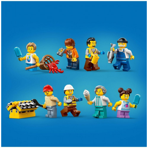 LEGO City - Puerto Marítimo con Buque de Mercancías (60422)