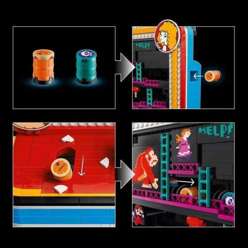 LEGO Super Mario Máquina recreativa de Donkey Kong 72051 1371 piezas