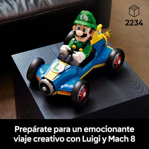 LEGO Super Mario Mario Kart Luigi y Mach 8 72050 2234 piezas