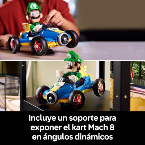 LEGO Super Mario Mario Kart Luigi y Mach 8 72050 2234 piezas