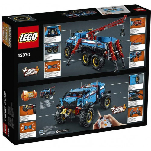 LEGO Technic - Camión grúa todoterreno 6x6 (42070)