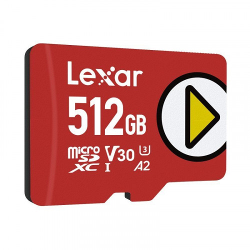 Lexar PLAY microSDXC 512GB UHS-I U3 V30 Clase 10