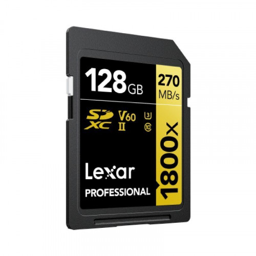 Lexar Professional 1800x Tarjeta SDXC 128GB UHS-II U3 V60 Clase 10