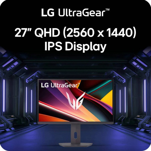 LG 27G610A-B pantalla para PC 68,6 cm 2560 x 1440 Pixeles Quad HD LCD Negro