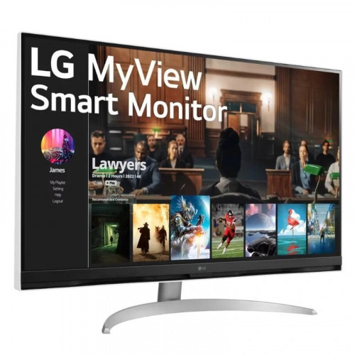 LG 32SQ700S-W monitor Smart 32″ 4K 2xHDMI USBc MM