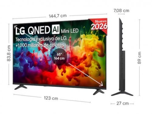 LG 65QNED70B6C - Televisor Smart TV de 65