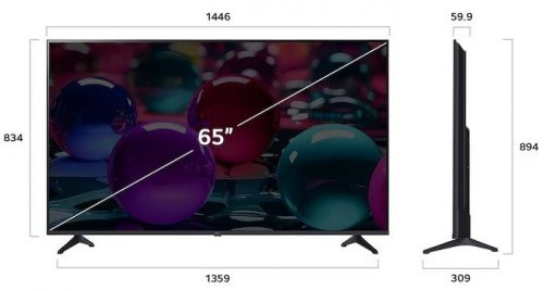 LG 65UA73003LA Negro - TV 65