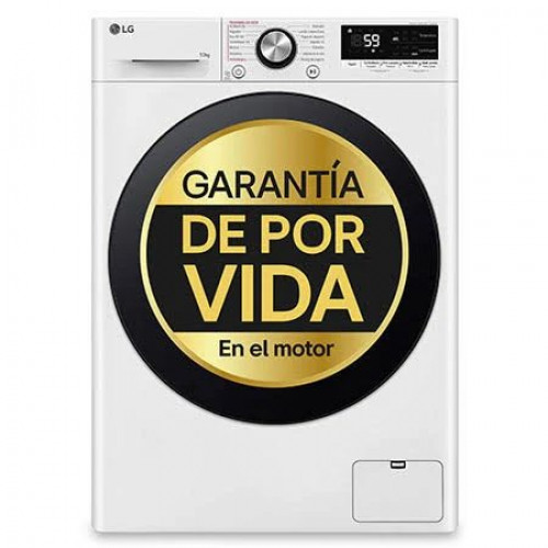 LG AI DD TurboWash 360° Steam LG ThinQ Lavadora 10kg Blanca f4wr7010agw.obsexc