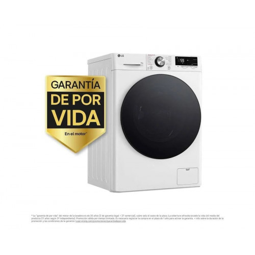 LG AI DD TurboWash 360° Steam LG ThinQ Lavadora 10kg Blanca f4wr7010agw.obsexc