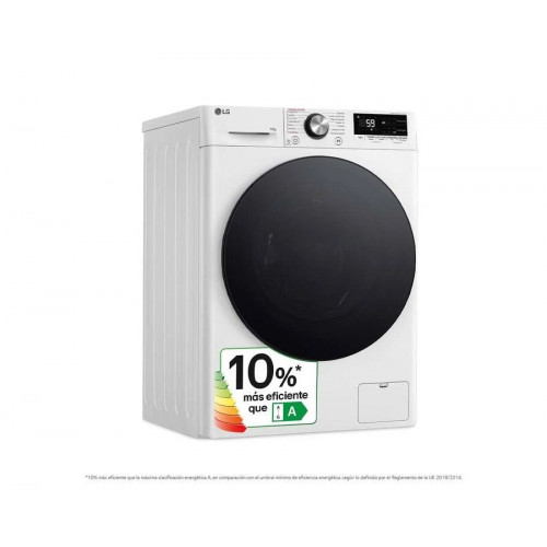 LG AI DD TurboWash 360° Steam LG ThinQ Lavadora 10kg Blanca f4wr7010agw.obsexc
