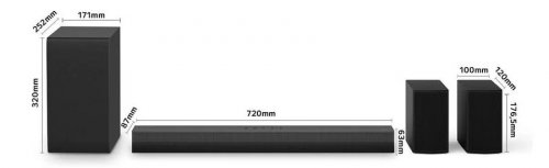 LG Barra de Sonido S40TR 400W 4.1 canales s40tr.desb
