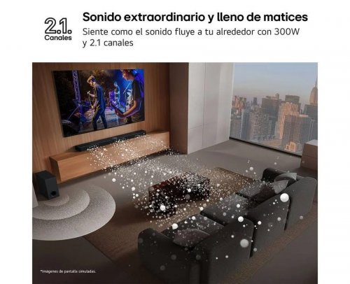 LG Barra de Sonido S40TR 400W 4.1 canales s40tr.desb