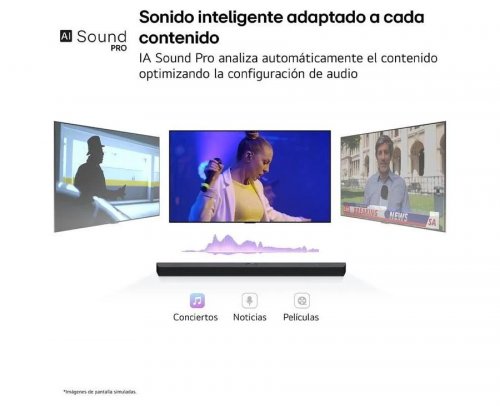 LG Barra de Sonido S40TR 400W 4.1 canales s40tr.desb