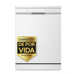 LG DF273FW - Lavavajillas de 60 Cm con Tecnología QuadWash 14 Cubiertos y Tercera Bandeja Clase A