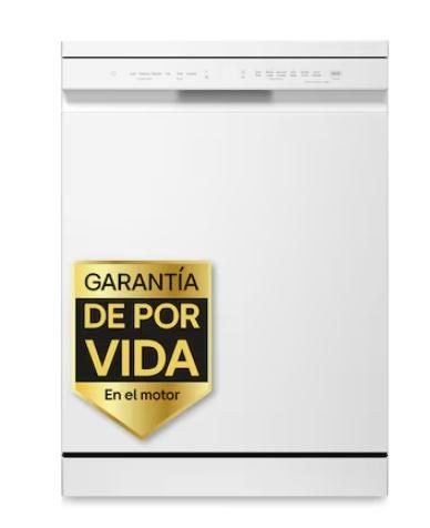LG DF273FW - Lavavajillas de 60 Cm con Tecnología QuadWash 14 Cubiertos y Tercera Bandeja Clase A
