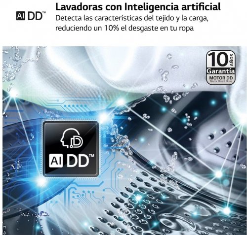 LG F4-WR6013A0W Blanco - Lavadora Carga Frontal 13KG 1400RPM