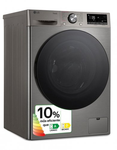LG F4DR7009AGS INOX - Lavadora Secadora 9/6KG 1400RPM