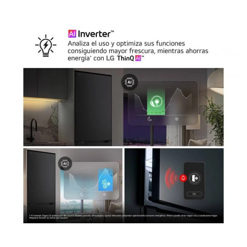 LG Frigorífico Combi LG DoorCooling+ 1,86m capacidad de 375l gbbs514dpy