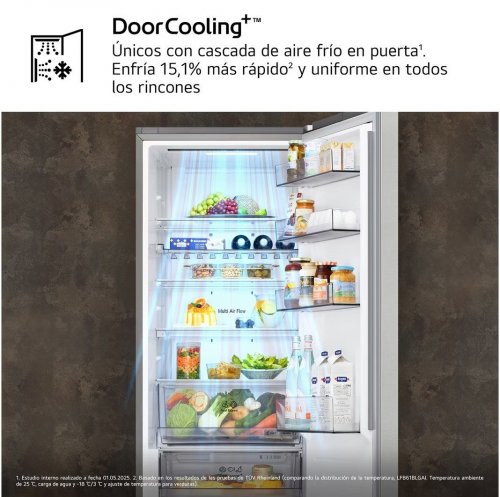 LG GBBS322BPY INOX - Frigorífico Combi No Frost