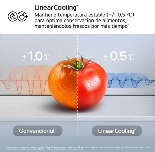 LG GBBS322BPY INOX - Frigorífico Combi No Frost