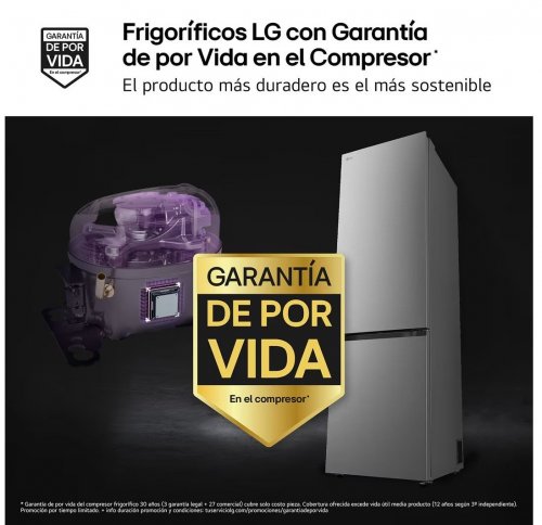 LG GBBS524CPY INOX - Frigorífico Combi No Frost