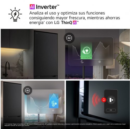 LG GBBS524CPY INOX - Frigorífico Combi No Frost