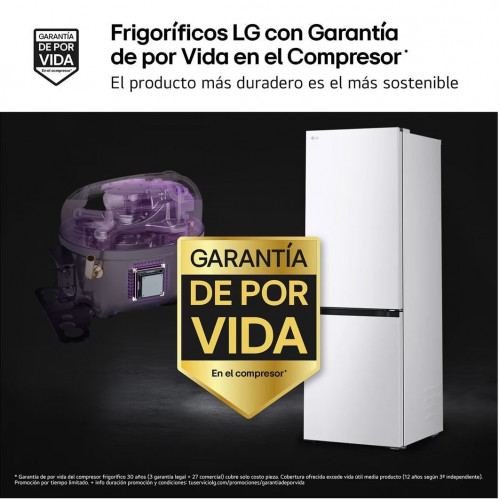 LG GBBSJ10ESW Blanco - Frigorífico Combi No Frost