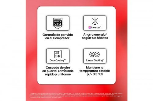 LG GBBSJ20DPY INOX - Frigorífico Combi No Frost