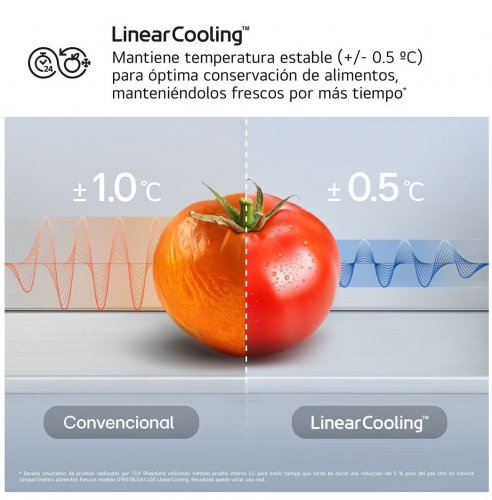LG GBBSJ2CCPY INOX - Frigorífico Combi No Frost