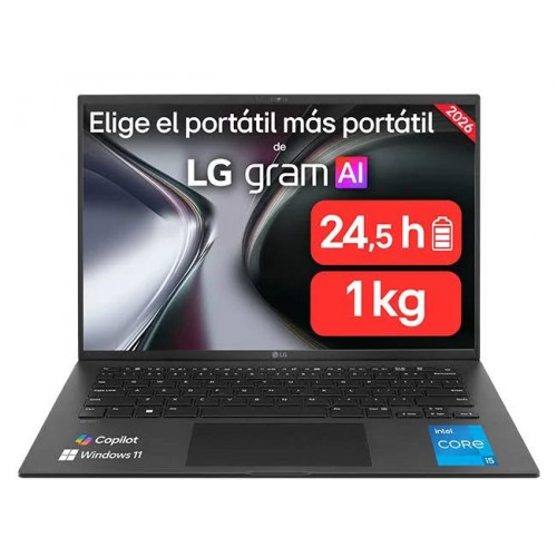 LG gram Portátil ultraligero de 35,56cm WUXGA 16:10 IPS