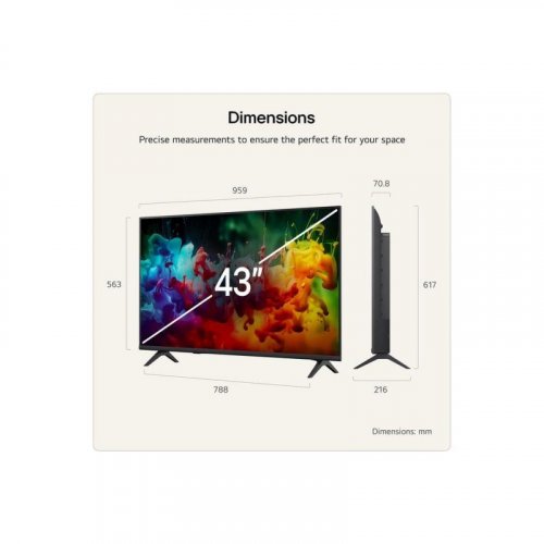 LG QNED evo AI 43QNED72B6B 43