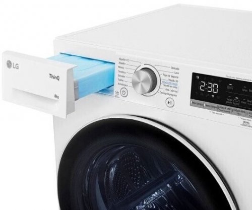 LG RH80V9AV4N Blanco - Secadora de Condensación 8KG