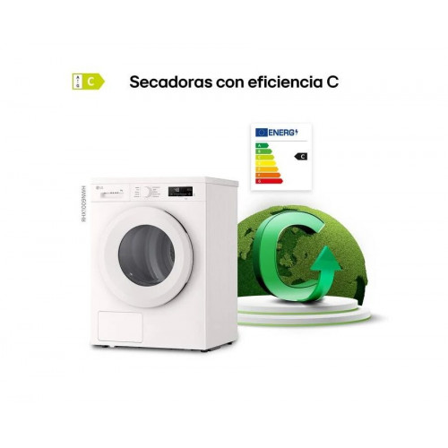 LG rhx1009nwh Blanco Secadora Bomba de calor 9kg