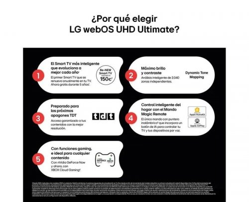 LG Smart TV UHD Ultimate AI UA75 4K 2025