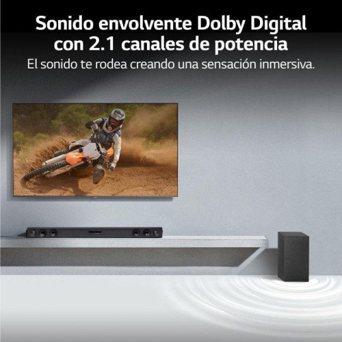 LG SoundBar SQC2 Barra de Sonido Bluetooth 2.1 300W Negra