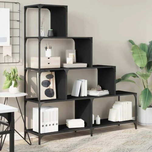 Librería con 4 Peldaños Madera Vidaxl Roble