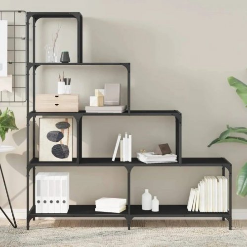 Librería con 4 Peldaños Madera Vidaxl Roble