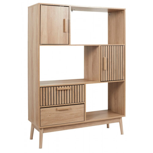 Librería con cajones Klaus 100x35cm roble