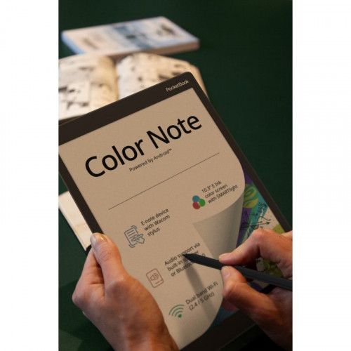 Libro Electrónico PocketBook 10.3″ Color E Ink Kaleido 32GB WiFi Bluetooth Altavoces TTS