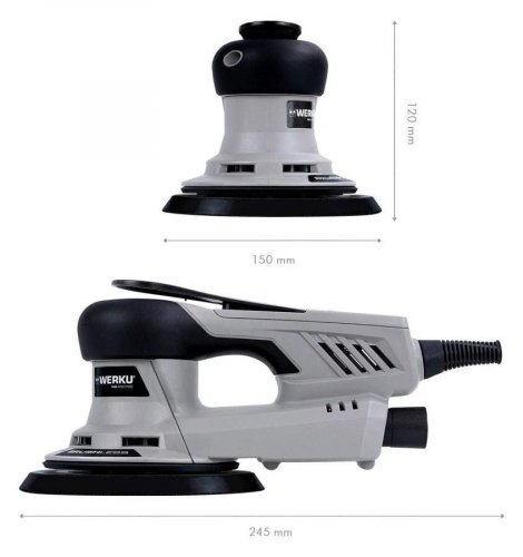 Lijadora Circular Rotorbital 350W