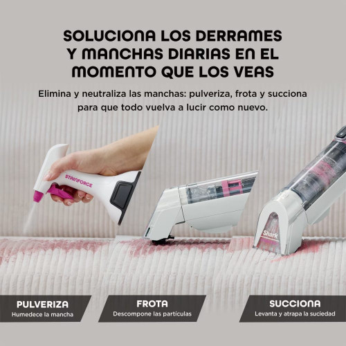 Limpiador de manchas sin cable Shark StainForce HX100EUT especial mascotas Gris