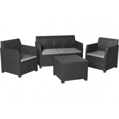 LIVARNO® Conjunto lounge de 4 piezas