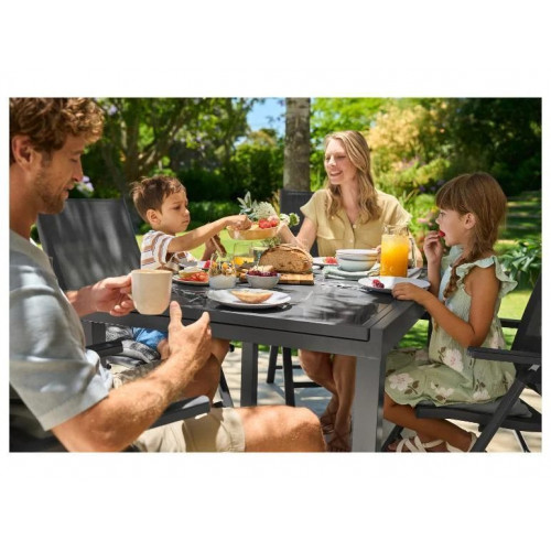 LIVARNO® Mesa de aluminio de jardín Houston & Toronto