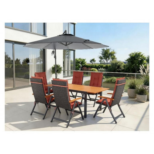 LIVARNO® Set de sillones plegables de entramado Valencia